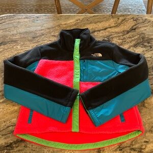 Girls north face fleece jacket